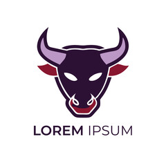 Powerful Bull Head Logo Design