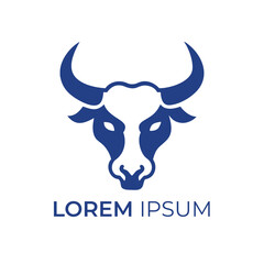 Powerful Bull Head Logo Design