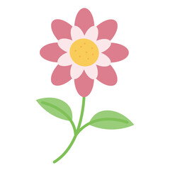 Spring Pink Flowers Clipart