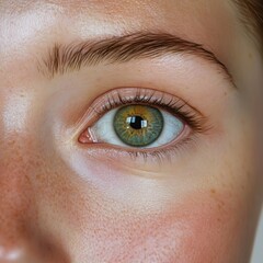 Obraz premium Captivating close-up of human eye studio photography natural light emotional depth beauty