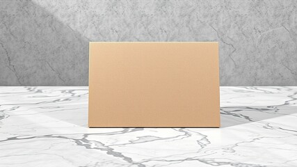 Cardboard on Marble, Diagonal Lines, Mossy Stone, Monochrome, Reflection