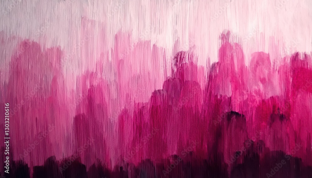 Poster abstract pink gradient brushstroke texture with deep magenta and soft pastel tones, perfect for mode