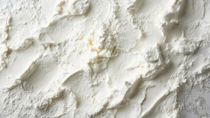 White creamy yogurt. White sour cream texture close-up