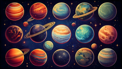 Cosmic Wonders &ndash; A Collection of Fantasy Planets


