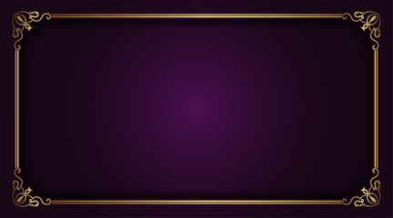 floral frame with gold mandala decoration © Pendraw