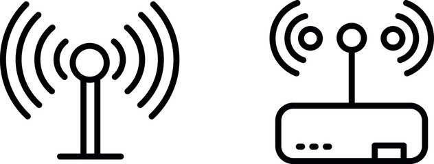 "Wireless Icon &ndash; A Symbol of Connectivity, Network Communication, and Modern Technology"