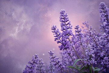 Fototapeta premium Ethereal Lilac Dreamy Backdrop with Soft Texture and Gradient Design