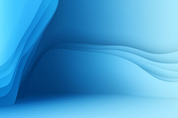 Fototapeta premium Abstract gradient background in shades of blue, with smooth transitions and soft lighting, ideal for modern design and presentations