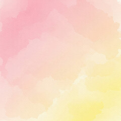 Obraz premium Abstract soft Pastel Watercolor paint paper background. Grunge texture template for spring seasonal design.