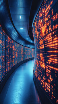 digital funnel representing big data and 5G technology High-speed wireless data transmission and internet connectivity symbolize rapid information flow in cyberspace