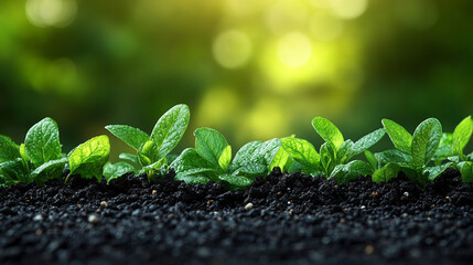 A leafy green plant with a yellowish tint symbolizes growth renewal and vitality The modern aesthetic represents contemporary sustainability and eco-conscious living Lush foliage evokes harmony and ba