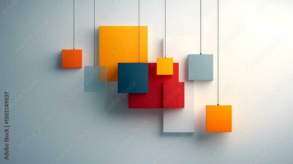 Poster minimalist digital backdrop featuring a composition of subtle gradients and geometric line art creat