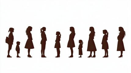 Portraits of Female at Various Life Stages
