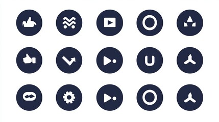 Share & Communication Icons Set
