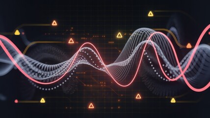 Digital cloud platform, cloud security, Anonymous AI Security, Illustrated cyber security wallpaper, data security in cloud workspace