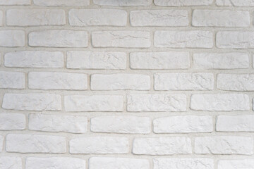 White Brick Wall Texture. Backgrounds for Interior Design.