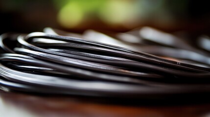 Efficient cable organization in a high-tech workspace, featuring structured cord management and optimized connectivity.