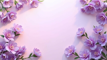 Fototapeta premium floral mothers day purple elegant celebration