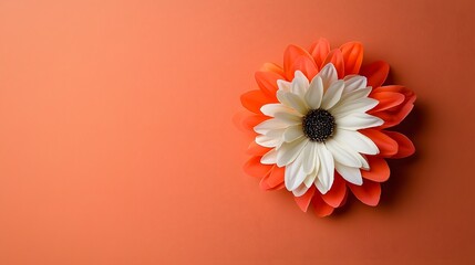 Genetically engineered flower with the remarkable ability to dynamically change its colors and patterns to seamlessly blend in with the surrounding environment