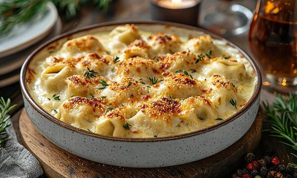 baked four-cheese tortellini video