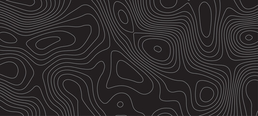 Topographic map patterns, topography line map. Vintage outdoors style. Abstract topographic contours map background. Abstract Topographic design. Vector illustration	