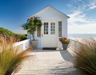 modern beach coastal veranda porch french door entrance chic white paint natural hamptons luxury farmhouse entrance patio house cottage vibes contemporary cape cod summer home outdoor living