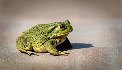 Obraz premium the european green toad bufotes viridis crimea