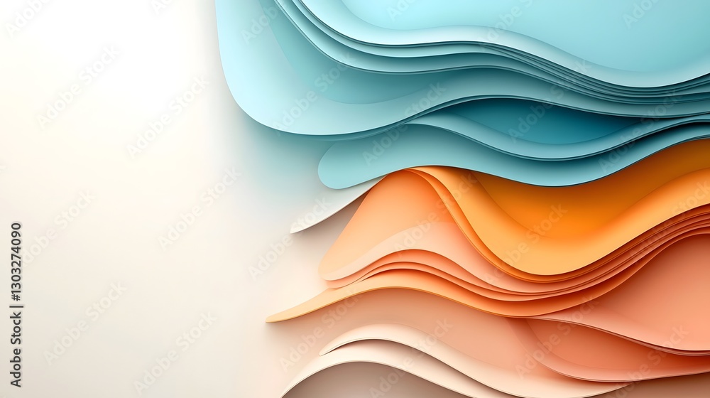 Poster elegant and minimalist digital backdrop featuring subtle gradients clean geometric line art and a so