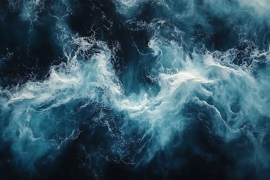 Turbulent ocean currents
