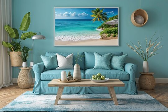 Blissful Oceanic Hue for Peaceful Decor and Modern Styling