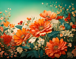 abstract floral background