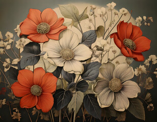 vintage floral background