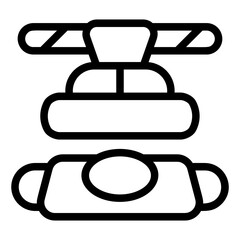 Press Machine Line Icon