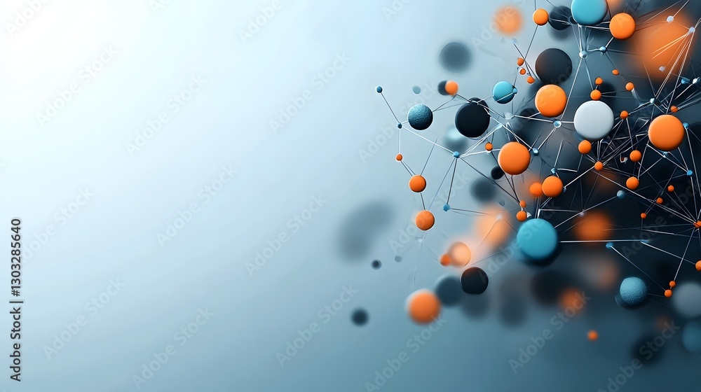  abstract digital background with flowing data streams geometric shapes and a dynamic technological e