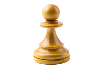 chess pieces isolated on white background