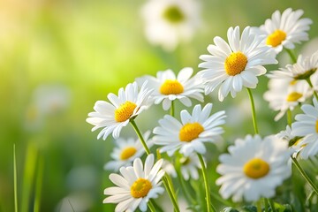 Fototapeta premium daisies in the grass