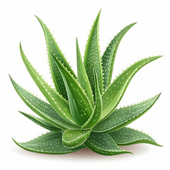 Aloe Vera isolated on a transparent background.