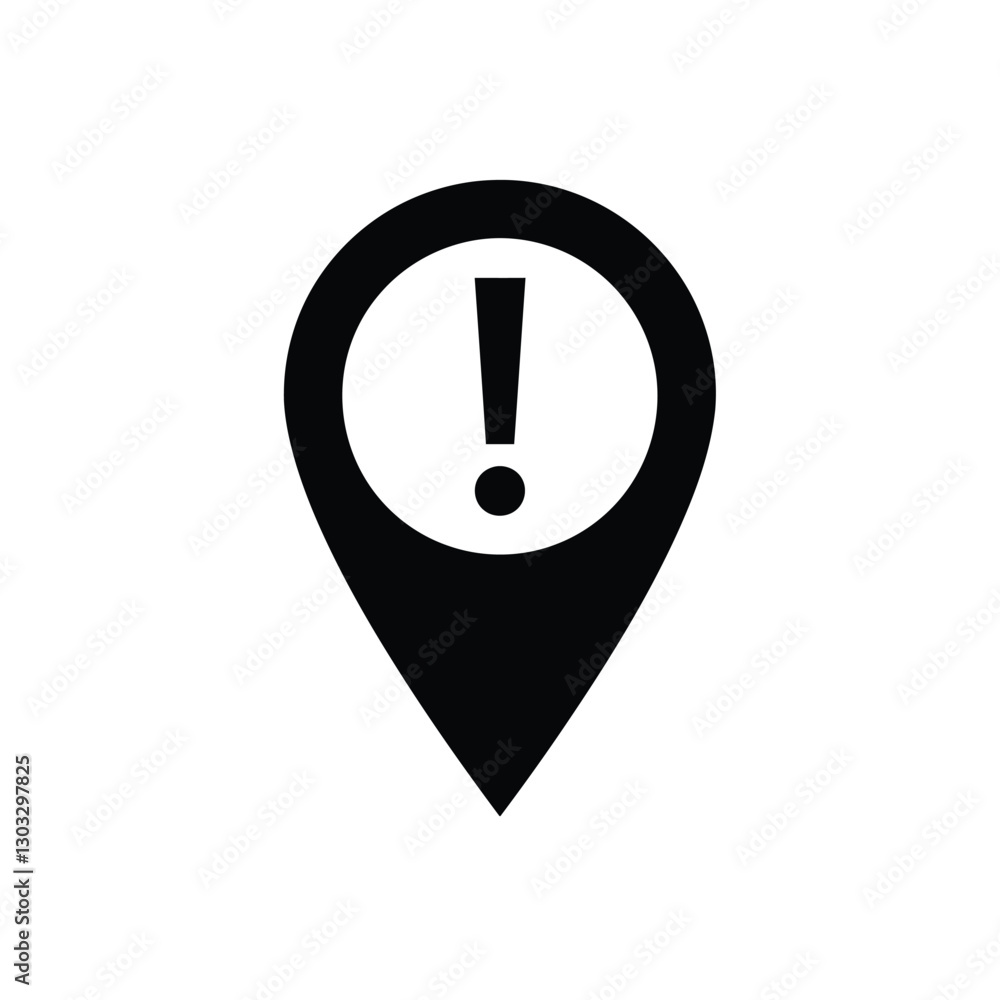 Poster map pointer icon