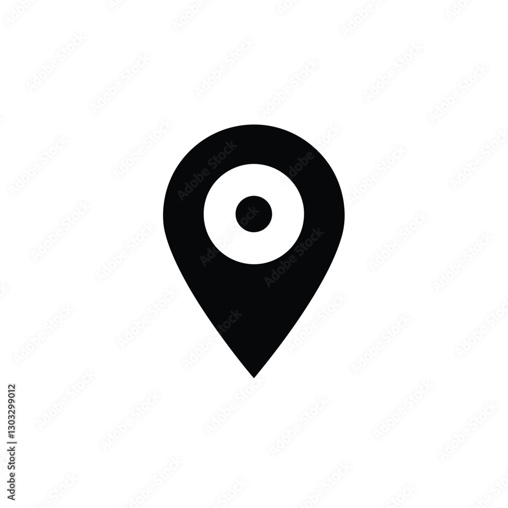 Poster map pointer icon