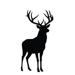deer silhouette vector