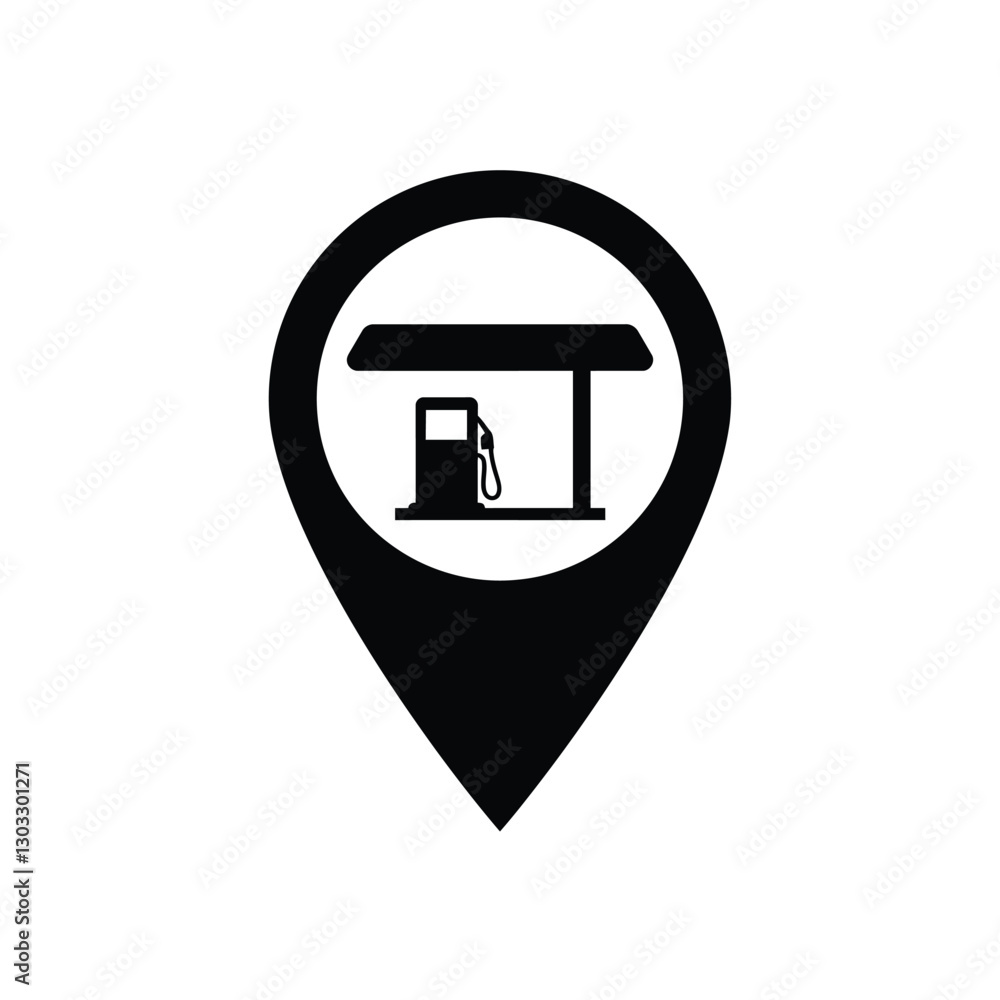Poster map pointer icon