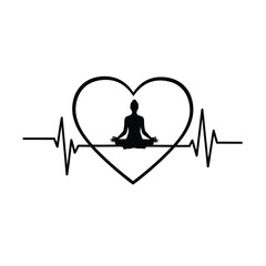 vector illustration of a heart attack