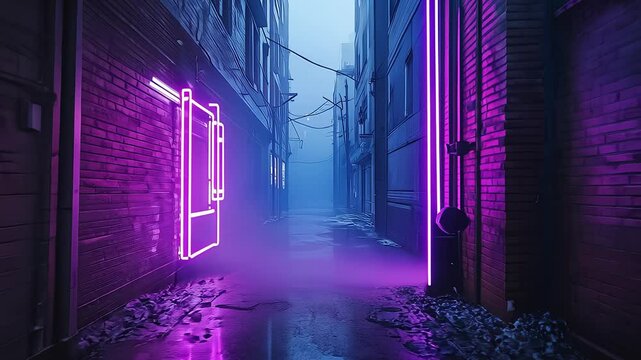Cyberpunk Futuristic Glow