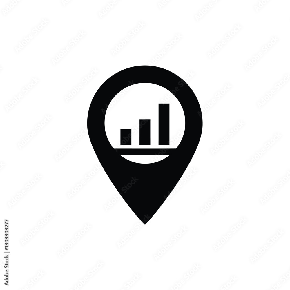 Poster map pointer icon