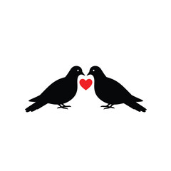 two birds on a branch