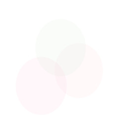 Three Interlocking colourful Overlapping Spheres illustration art