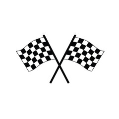 Fototapeta premium checkered racing flag