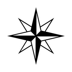 Navigation icon vector. Trip illustration sign. Location symbol. Pin logo.