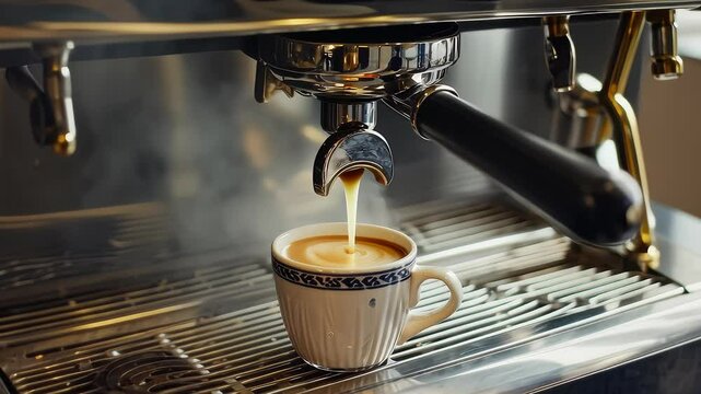 Fresh Coffee Dripping Slowly