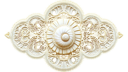 Ornate ceiling medallion, decorative design element